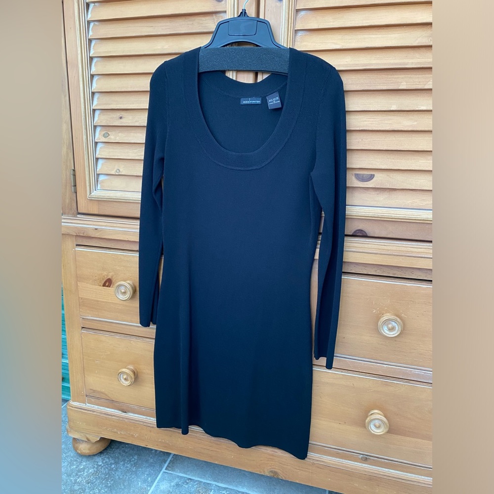 MODA International little black dress, sz M, classic